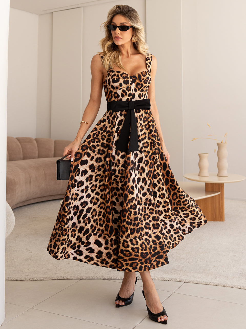 knee length dresses for ladies Venice Ruched Midi Dress