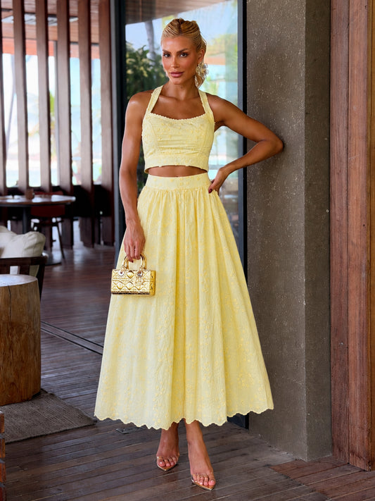 Conjunto Midi de Laise Amarelo Bella di Sole
