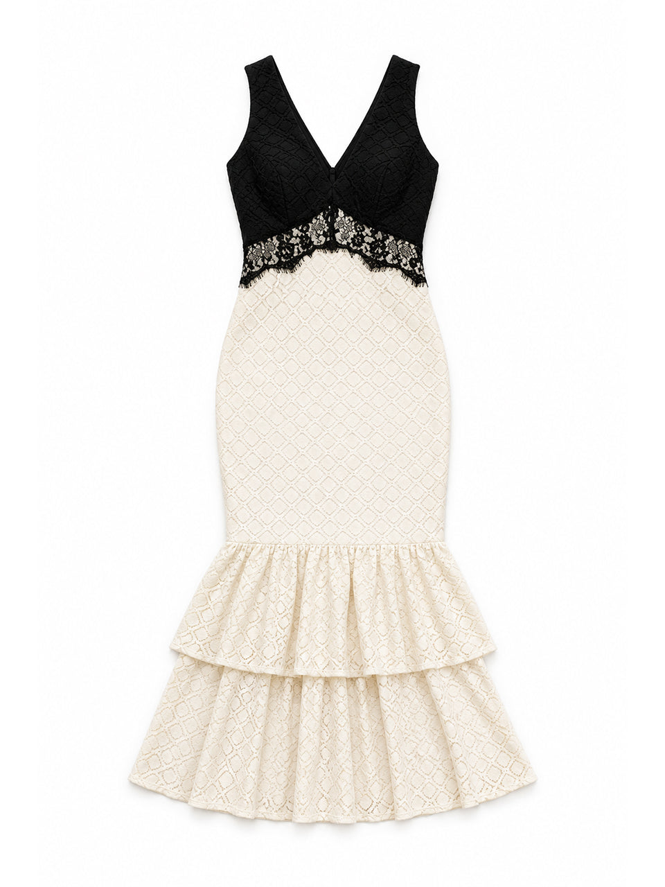 Vestido Francesca Midi de Renda P&B | Limonada Pink