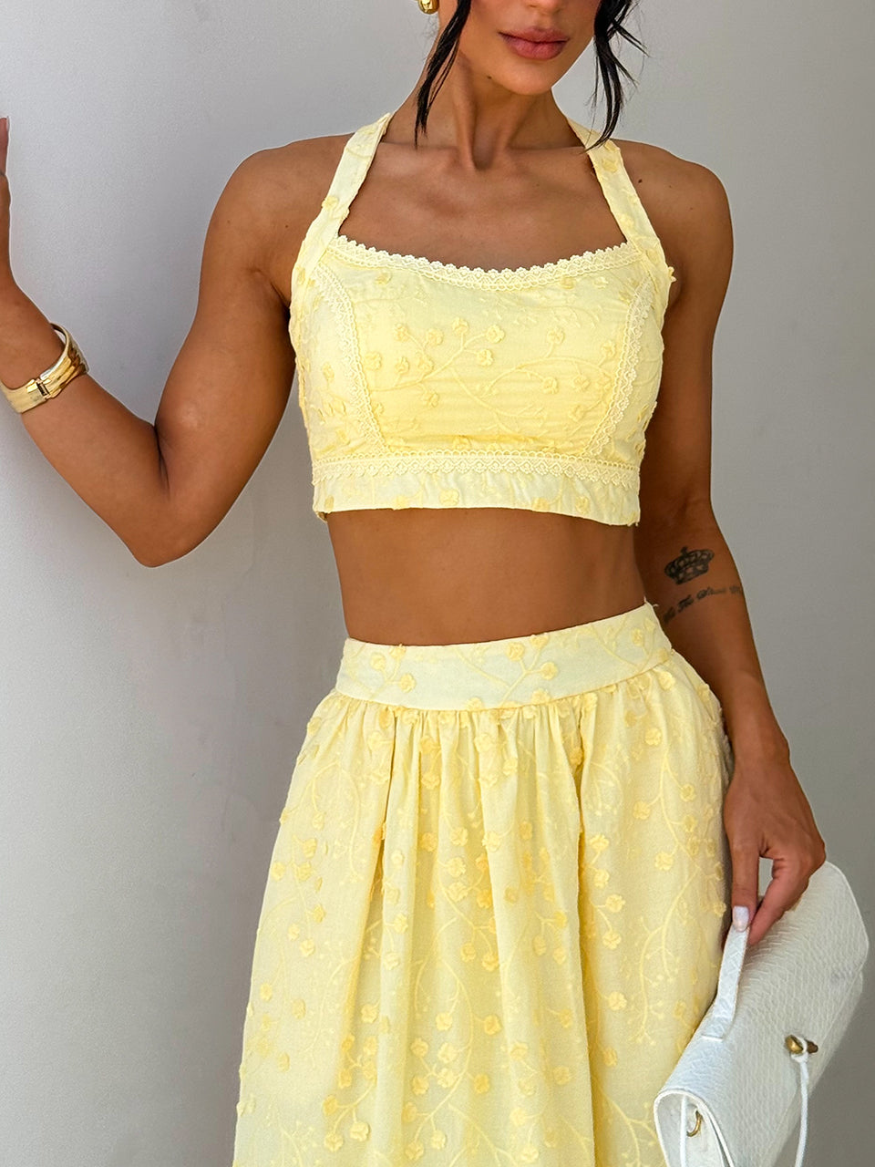Conjunto Midi de Laise Amarelo Bella di Sole