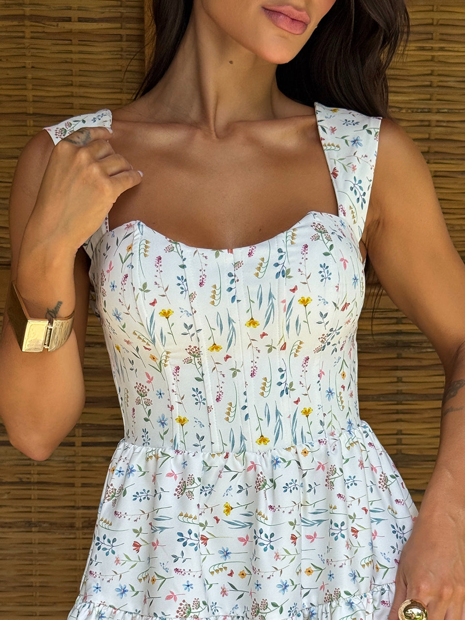 Vestido Curto Floral Petite Glow