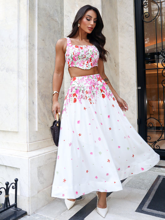 Conjunto de Crepe Estampado Lola