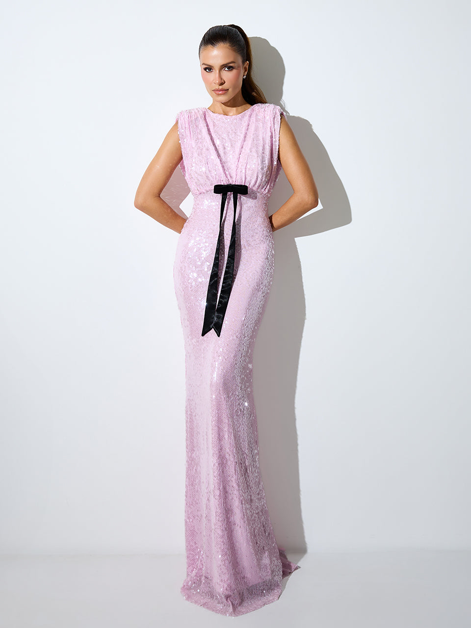 Vestido Special Day Midi Sereia em Paetê Rosa Candy | Limonada Pink