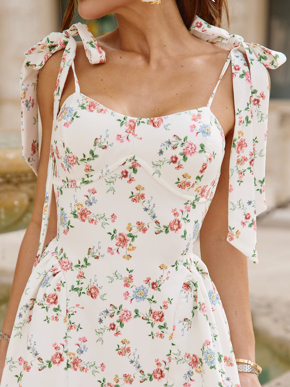 Vestido Loulou Curto Floral | Limonada Pink